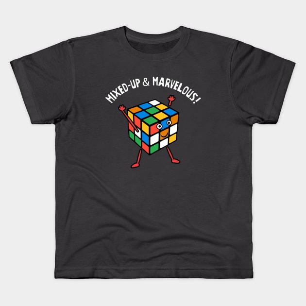 Mixed Up and Marvelous Kids T-Shirt by Dragonbudgie